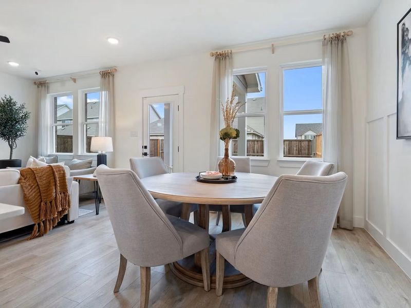 Furnished interior view inside a new home in Lake Park Villas, Wylie (Image 8).
