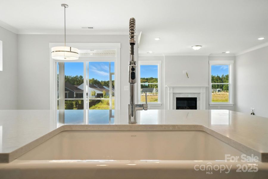 Furnished interior view inside a new home in Heritage - 55+ Community, Indian Trail (Image 3). Furnished interior view inside a new home in Heritage - 55+ Community, Indian Trail (Image 3).