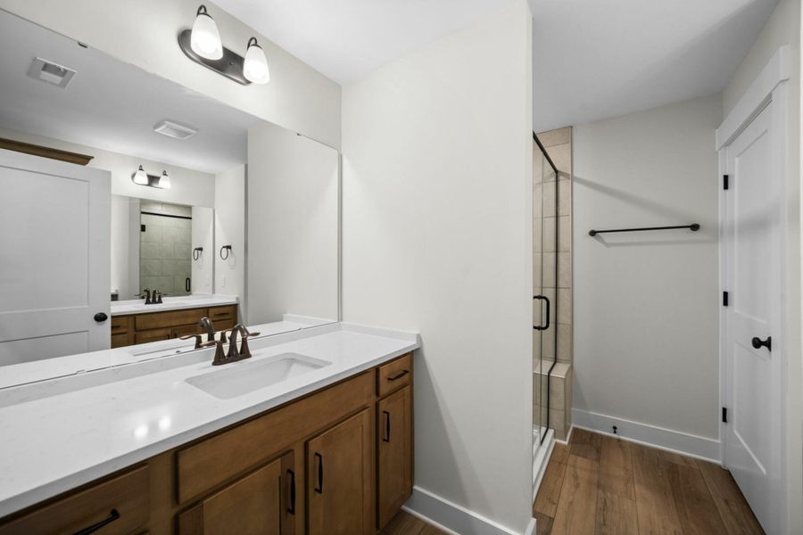 Furnished interior view inside a new home in Harbor Crossing, Greensboro (Image 12).