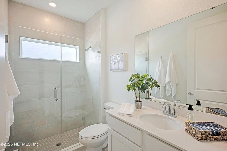 Furnished interior view inside a new home in Edenbrooke at Hyland Trail | 55+: Edenbrooke at Hyland Trail 50s, Green Cove Springs (Image 8). Furnished interior view inside a new home in Edenbrooke at Hyland Trail | 55+: Edenbrooke at Hyland Trail 50s, Green Cove Springs (Image 8).