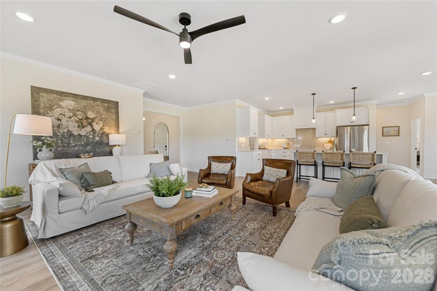 Furnished interior view inside a new home in , Waxhaw (Image 6). Furnished interior view inside a new home in , Waxhaw (Image 6).