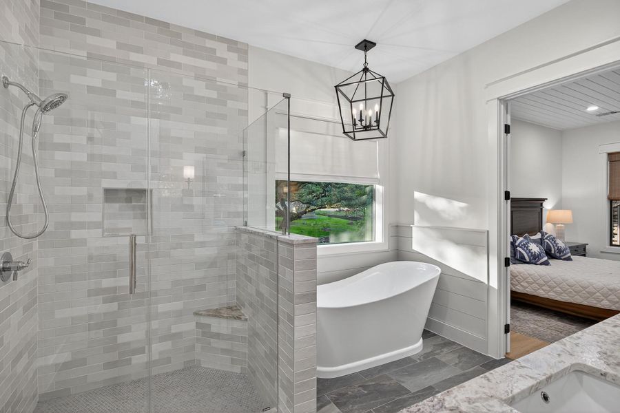 Furnished interior view inside a new home in , Kingsland (Image 13).