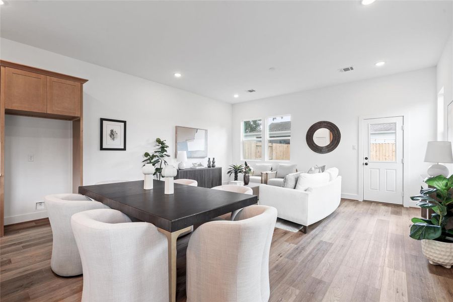 Furnished interior view inside a new home in , Houston (Image 6). Furnished interior view inside a new home in , Houston (Image 6).