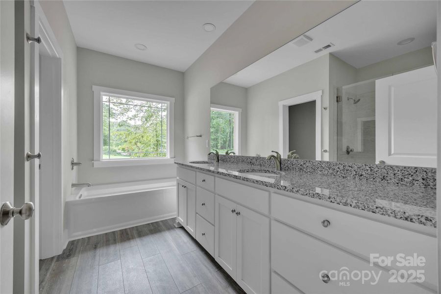 Furnished interior view inside a new home in , Mocksville (Image 9).