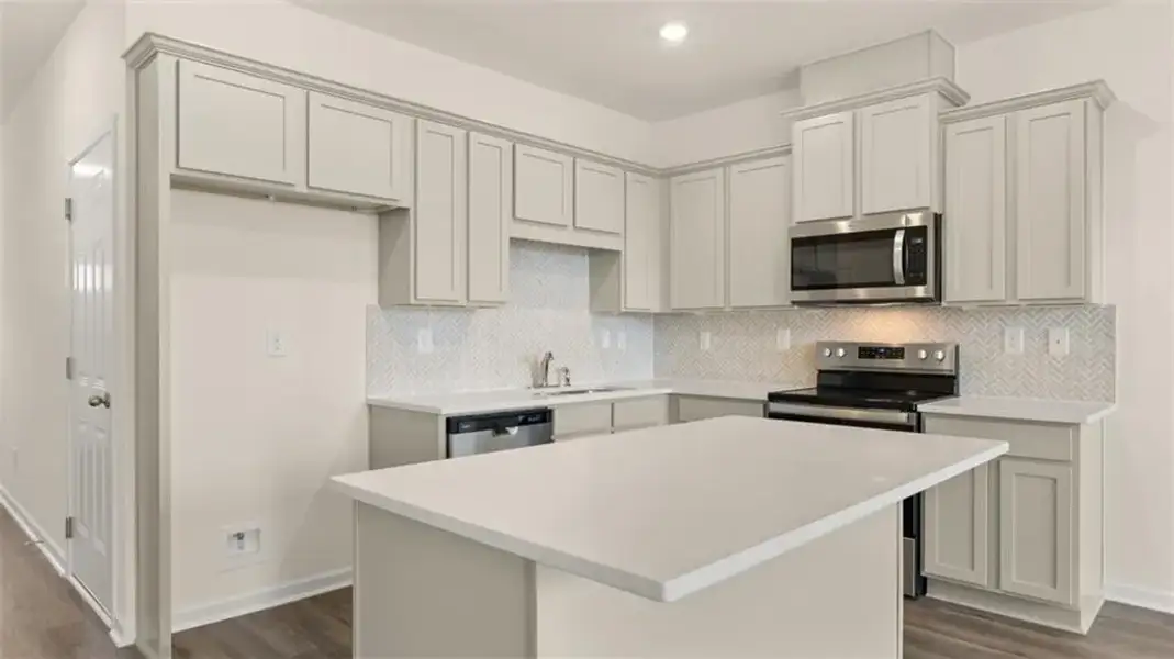 Furnished interior view inside a new home in The Gables at Agricultural Village, Perry (Image 7).