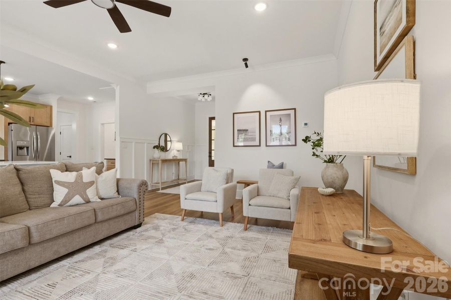 Furnished interior view inside a new home in , Lexington (Image 37).