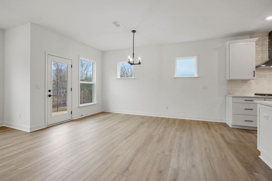 Spacious, unfurnished interior of a new home in Forest Creek, Waxhaw (Image 60).