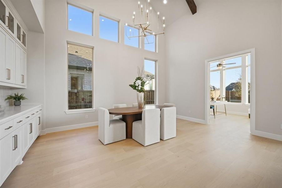 Furnished interior view inside a new home in StarView, Prosper (Image 25).