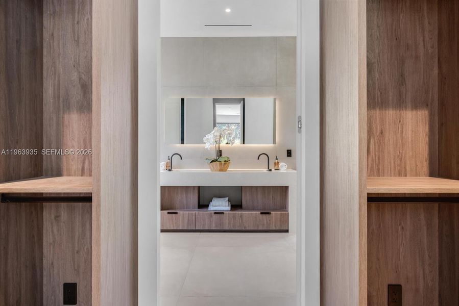 Close-up of interior finishes inside a home in , Miami Shores (Image 25).