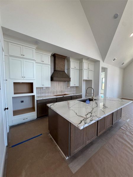 In-progress construction of a new home in Legacy Prairie at Katy Court 60', Katy, TX (Image 22).