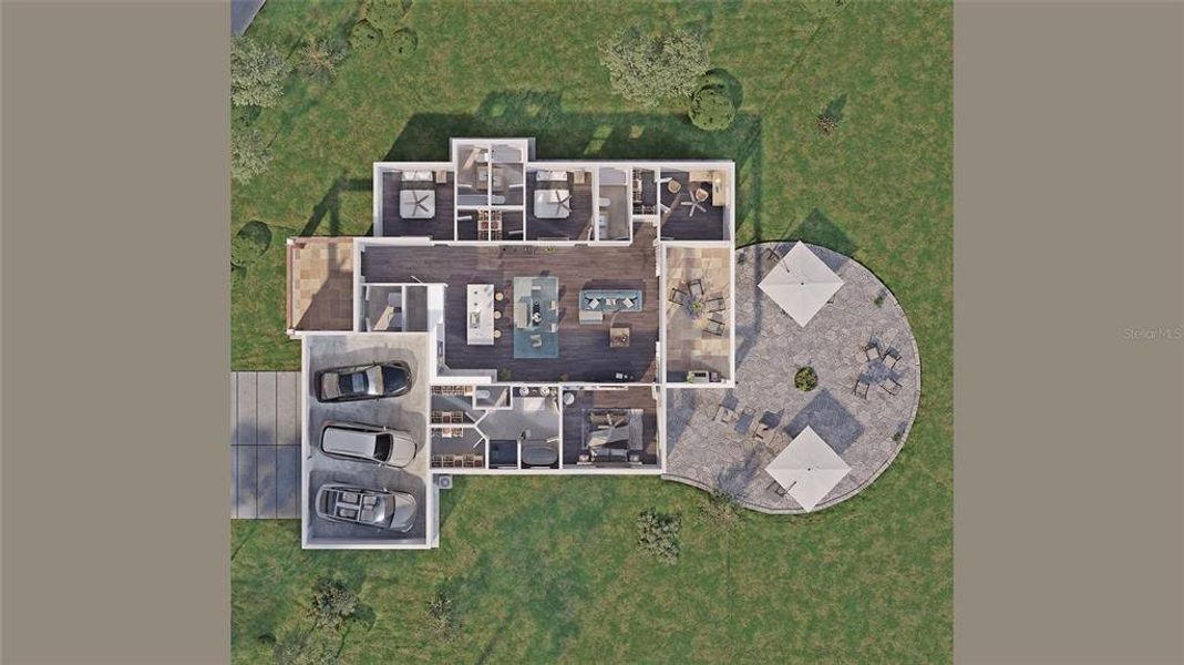 2D floor plan layout of this home in , Port Charlotte, FL (Image 5).