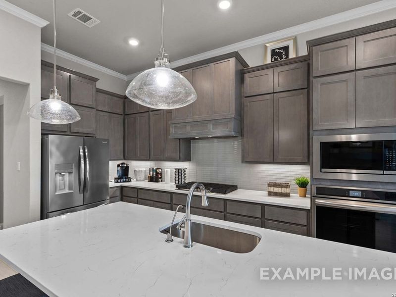 Furnished interior view inside a new home in The Reserve at Potranco Oaks, Castroville (Image 24).