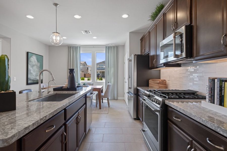 Furnished interior view inside a new home in Rancho Mercado, Surprise (Image 8).