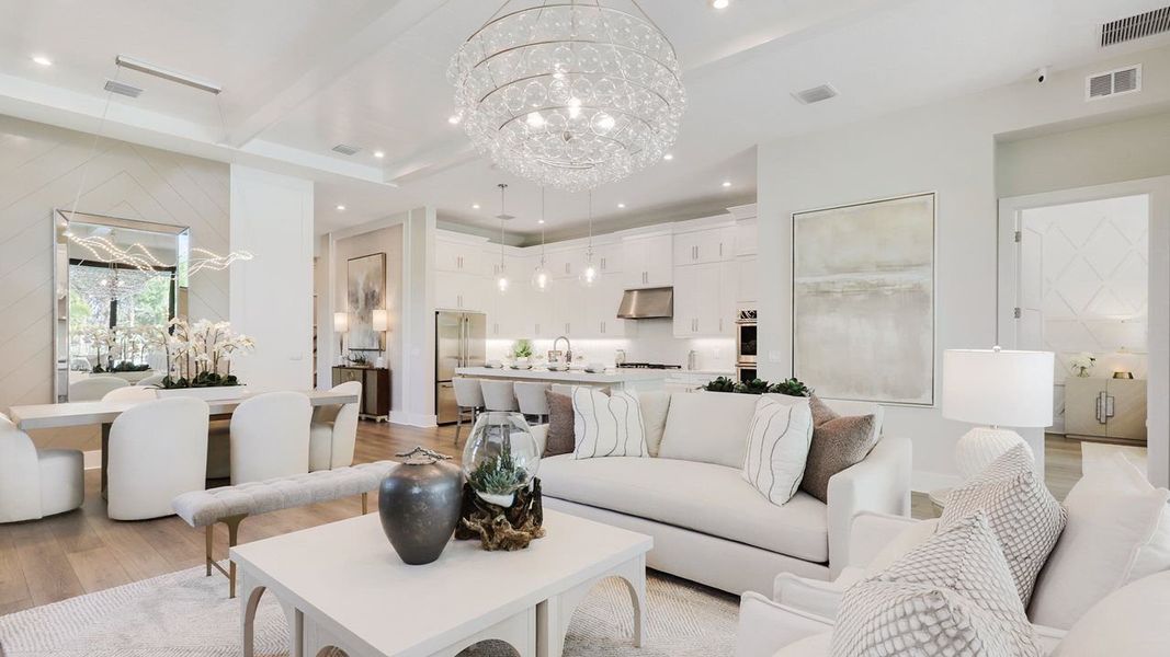 Representative furnished interior of a home built from the Madison by Kolter Homes in The Cove at Park Trace, Stuart (Image 9).