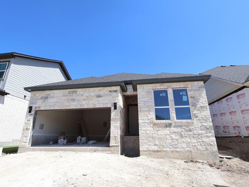In-progress construction of a new home in Heritage, Dripping Springs, TX (Image 8).