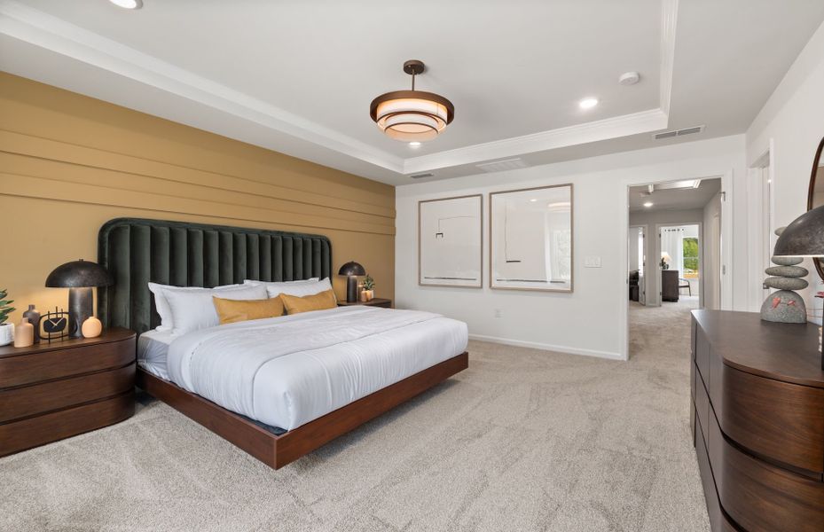 Representative furnished interior of a home built from the Scarlett by Pulte Homes in The Preserve at Marks Creek, Knightdale (Image 15). Representative furnished interior of a home built from the Scarlett by Pulte Homes in The Preserve at Marks Creek, Knightdale (Image 15).