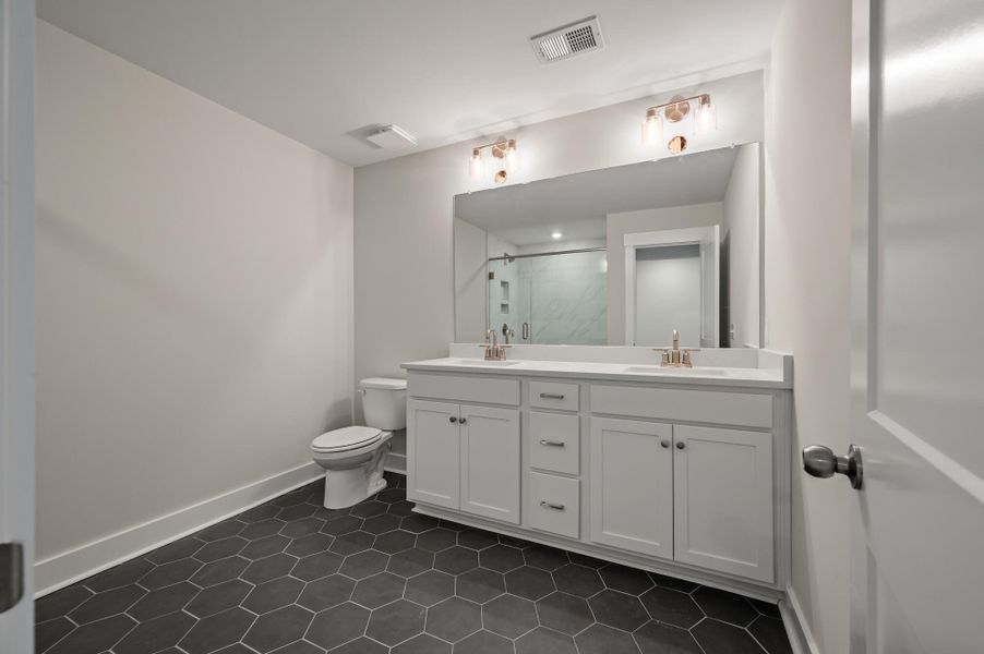Furnished interior view inside a new home in The Bluffs at Pinefield Townhomes, Charleston (Image 12).