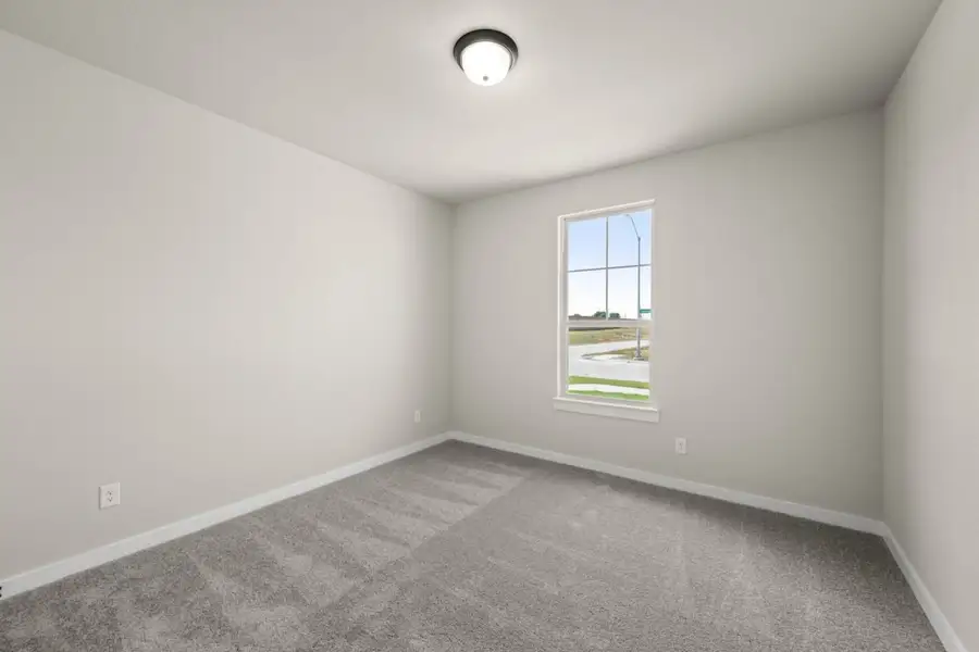 Representative unfurnished interior of a home built from the Hunters Crossing Rowan 2104 by Brohn Homes in Hunters Crossing, Sealy (Image 28).