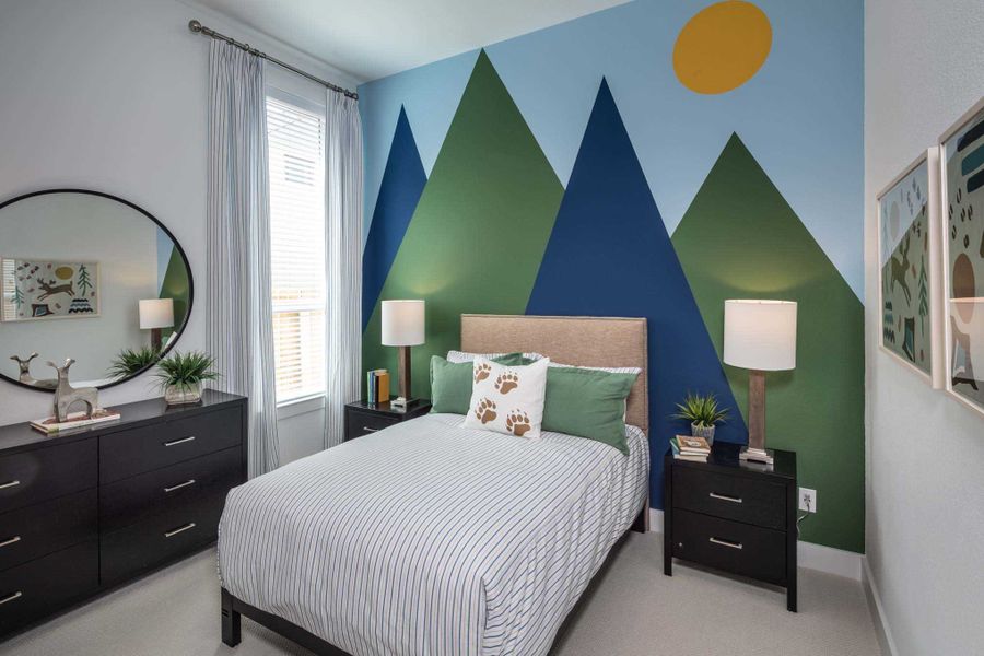 Representative Secondary Bedroom - some options shown