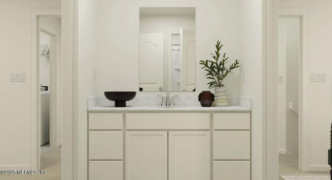 Close-up of interior finishes inside a home in Silver Falls Single Family at SilverLeaf: Silver Falls 40s at SilverLeaf, St. Augustine (Image 15).