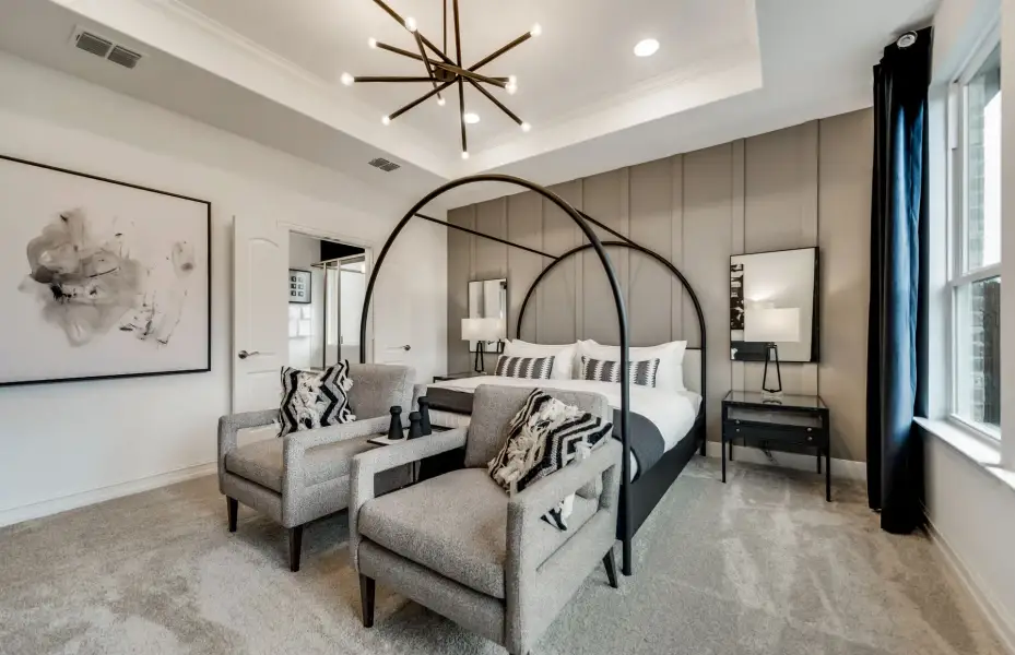 Representative furnished interior of a home built from the Wheeler by Pulte Homes in Spring Branch Preserve, Montgomery (Image 23).