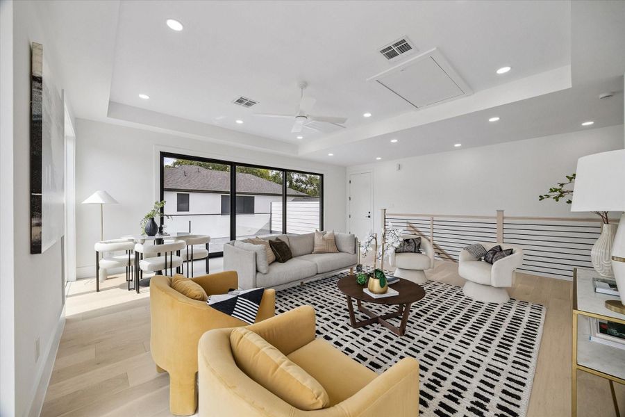 Furnished interior view inside a new home in , Houston (Image 26).