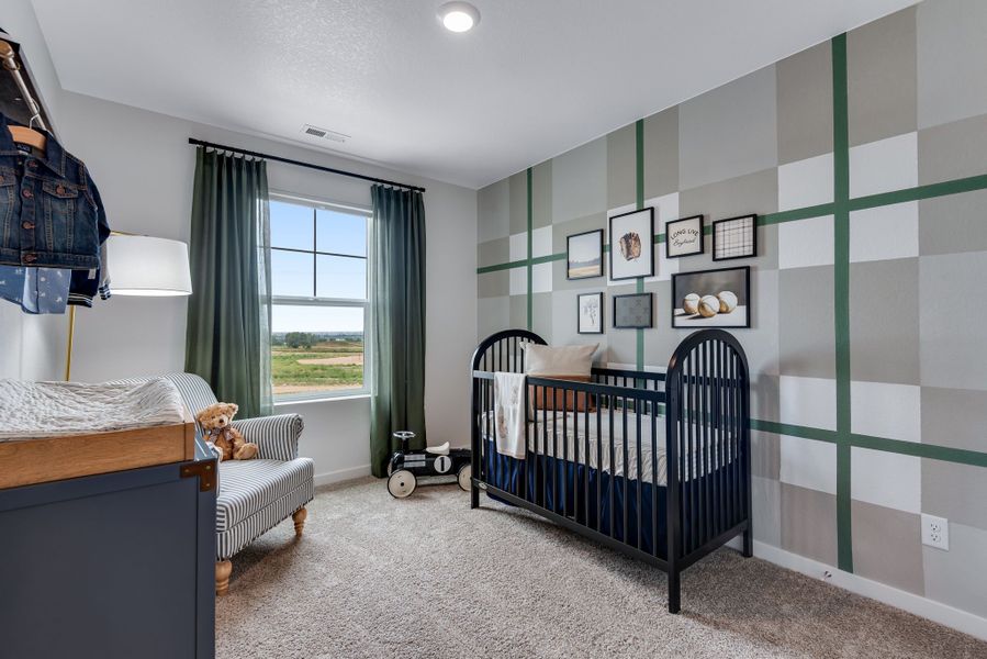 Representative furnished interior of a home built from the MURIFIELD by D.R. Horton in Vista Meadows, Fort Lupton (Image 13).