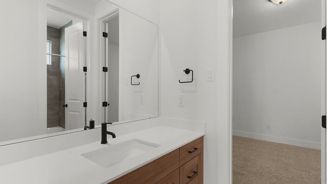 Representative furnished interior of a home built from the Michelle by Chesmar Homes in Newhaven, Manor (Image 5). Representative furnished interior of a home built from the Michelle by Chesmar Homes in Newhaven, Manor (Image 5).