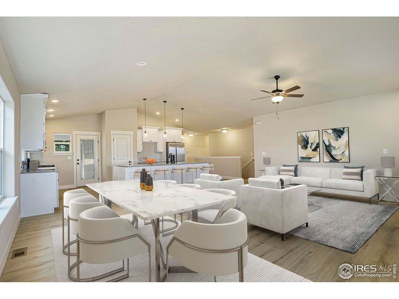 Furnished interior view inside a new home in , Frederick (Image 9).