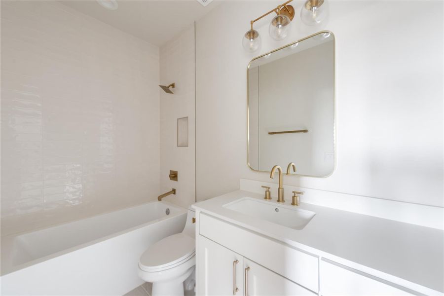 Furnished interior view inside a new home in , Jonestown (Image 14).