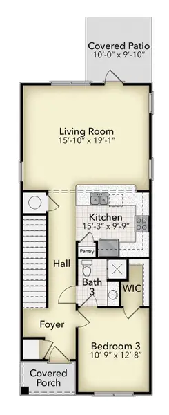 2D floor plan layout for the 1766 by Adams Homes in East Bay, Panama City, FL (Image 3). 2D floor plan layout for the 1766 by Adams Homes in East Bay, Panama City, FL (Image 3).