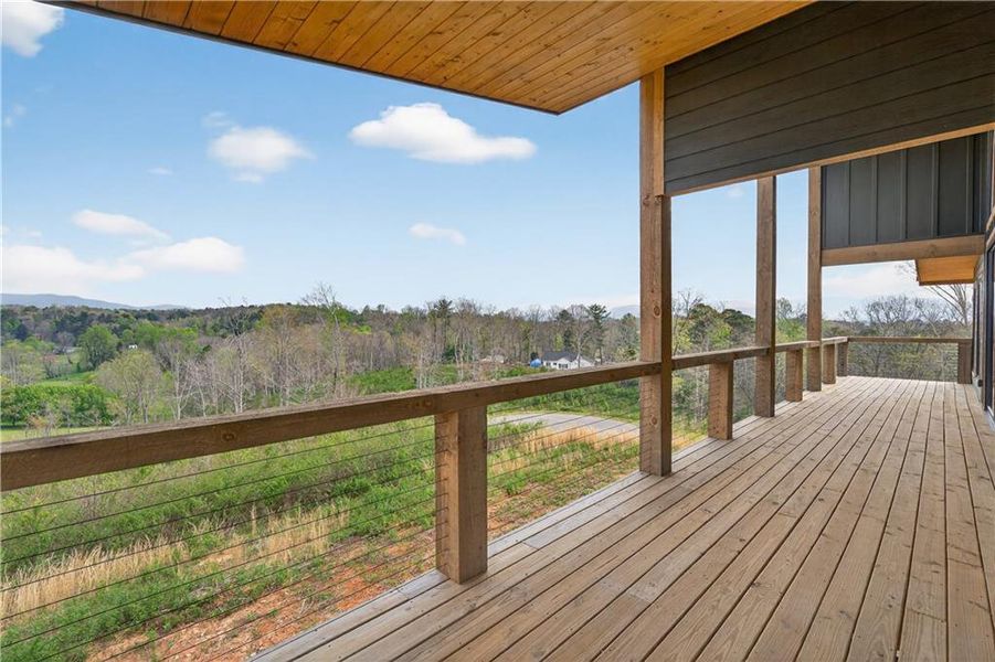 Exterior details and patio area of a home in , Ellijay (Image 18).