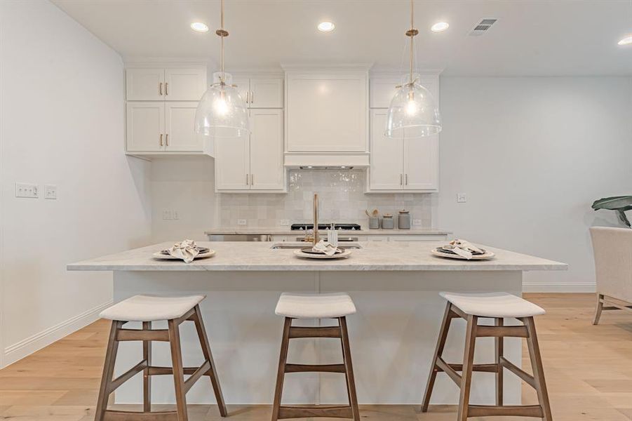 Furnished interior view inside a new home in , Aledo (Image 4).