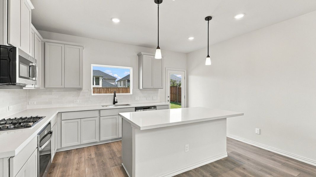 Furnished interior view inside a new home in Westridge Journey, McKinney (Image 18).