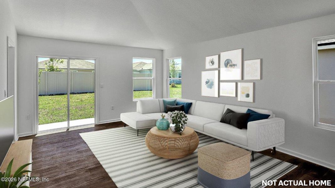 Furnished interior view inside a new home in Grand Reserve, Bunnell (Image 15).