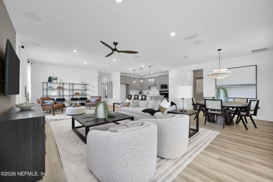 Furnished interior view inside a new home in Hyland Trail, Green Cove Springs (Image 5).