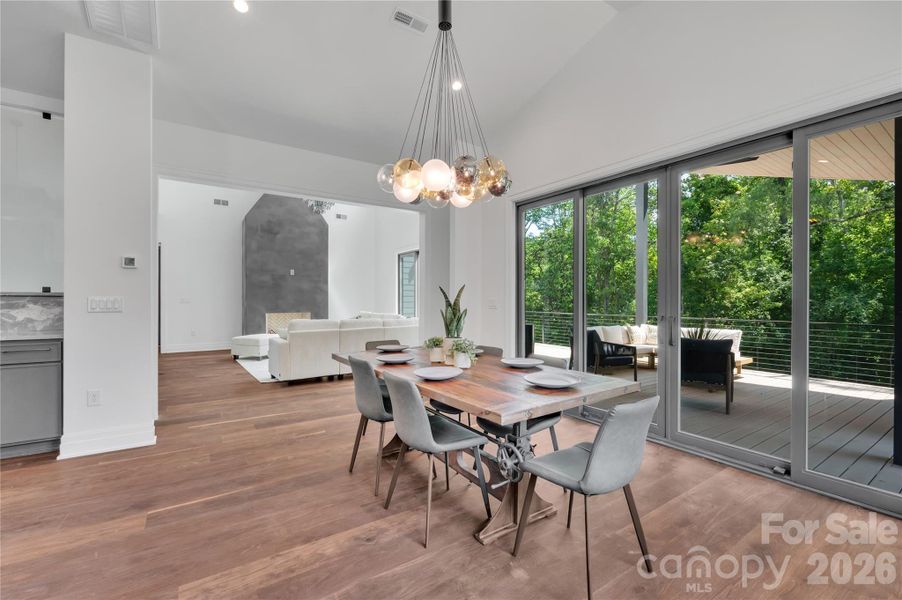 Furnished interior view inside a new home in , Charlotte (Image 16).