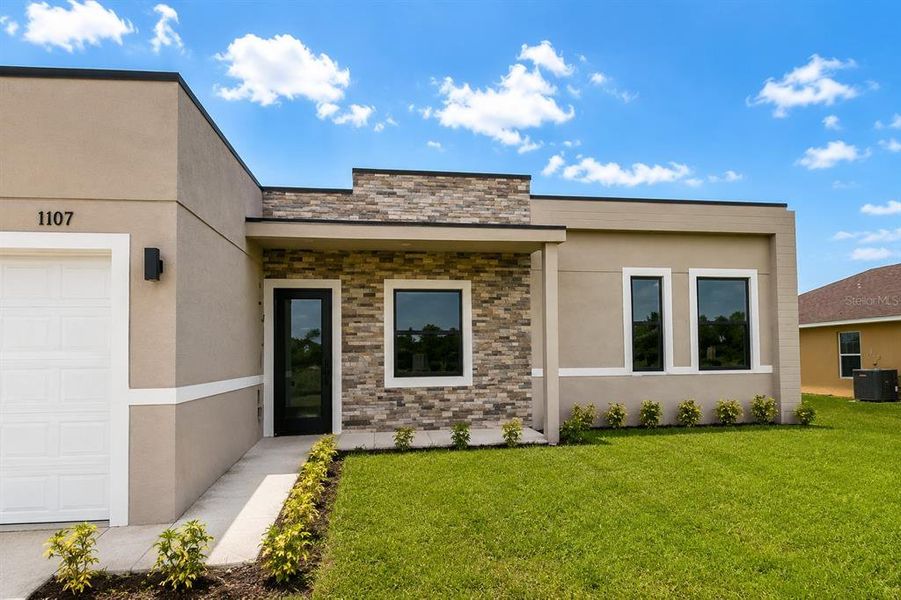 Exterior details and patio area of a home in , Cape Coral (Image 2). Exterior details and patio area of a home in , Cape Coral (Image 2).