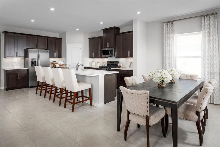 Furnished interior view inside a new home in Lake Nellie Crossing, Clermont (Image 12).