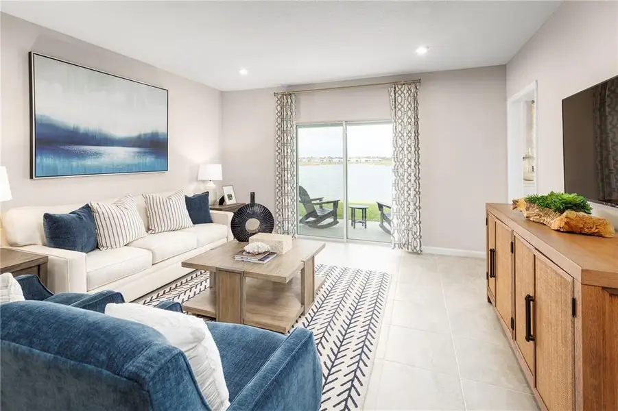 Furnished interior view inside a new home in Hammock Oaks, Lady Lake (Image 8).