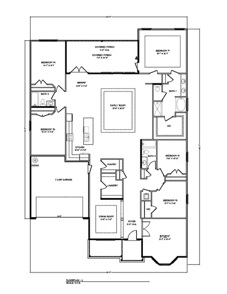 2D floor plan layout of this home in Santa Rosa Beach Homes, Santa Rosa Beach, FL (Image 2). 2D floor plan layout of this home in Santa Rosa Beach Homes, Santa Rosa Beach, FL (Image 2).