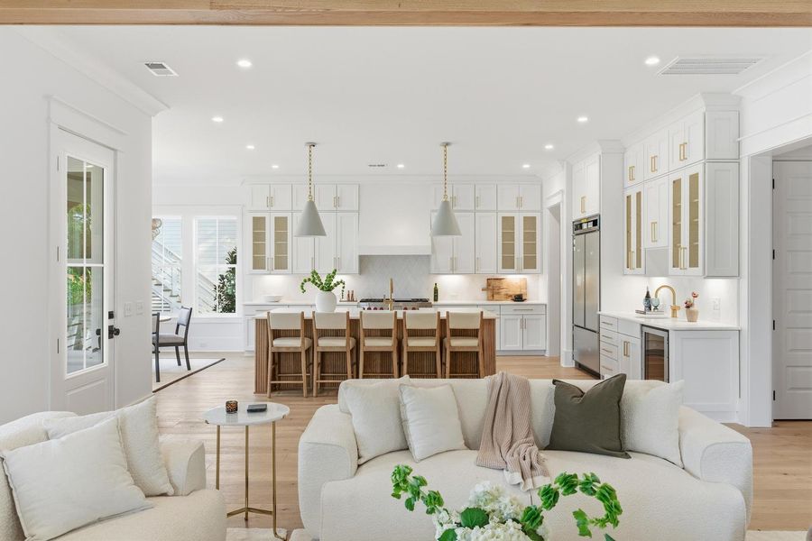 Furnished interior view inside a new home in , Mount Pleasant (Image 30).