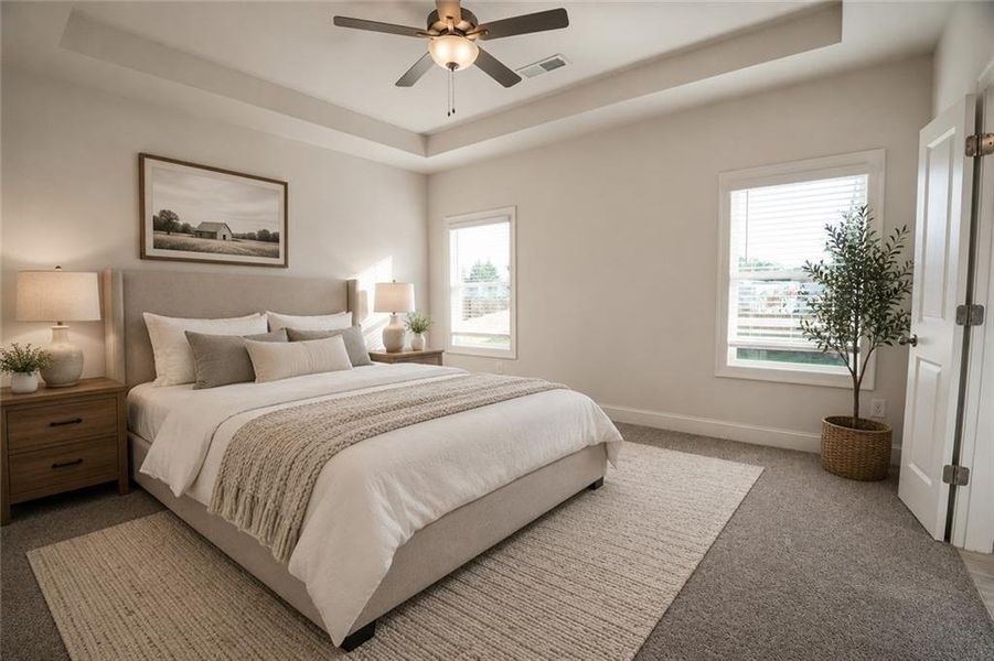 Furnished interior view inside a new home in , Marietta (Image 7).