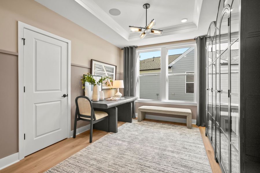 Representative furnished interior of a home built from the Prestige by Del Webb in Del Webb Carolina Ridge, Midland (Image 72).