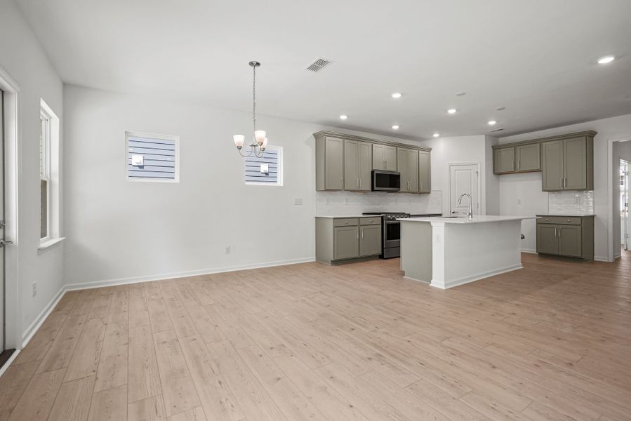 Spacious, unfurnished interior of a new home in Michaux Gardens, Belmont (Image 57).