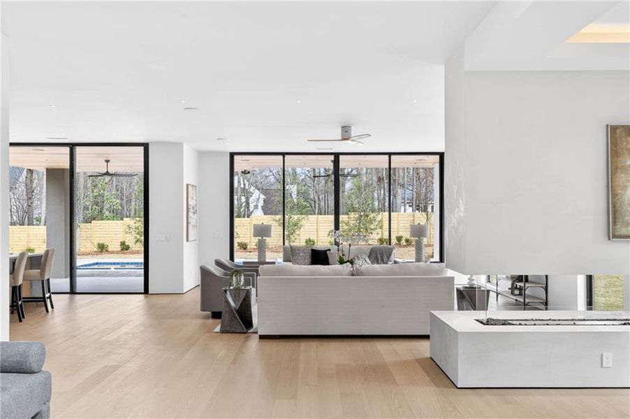 Furnished interior view inside a new home in , Alpharetta (Image 5).