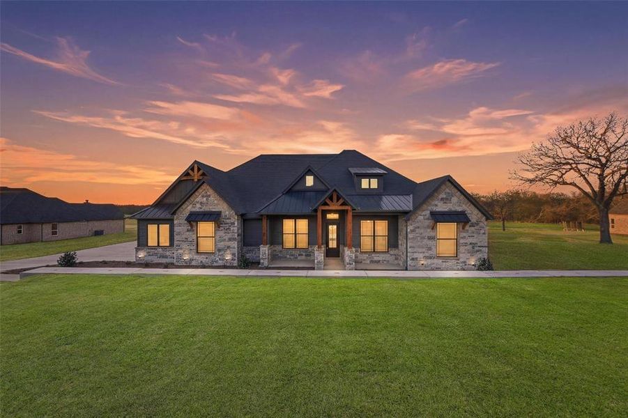 Front exterior of a new home in , Decatur, TX, highlighting curb appeal (Image 23).