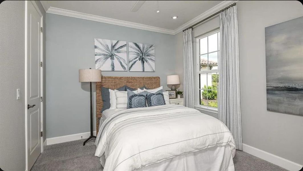 Furnished interior view inside a new home in Esplanade at Wellen Park, Englewood (Image 12).