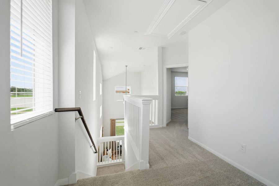 Spacious, unfurnished interior of a new home in Municipal Drive Townhomes, Leander (Image 18). Spacious, unfurnished interior of a new home in Municipal Drive Townhomes, Leander (Image 18).
