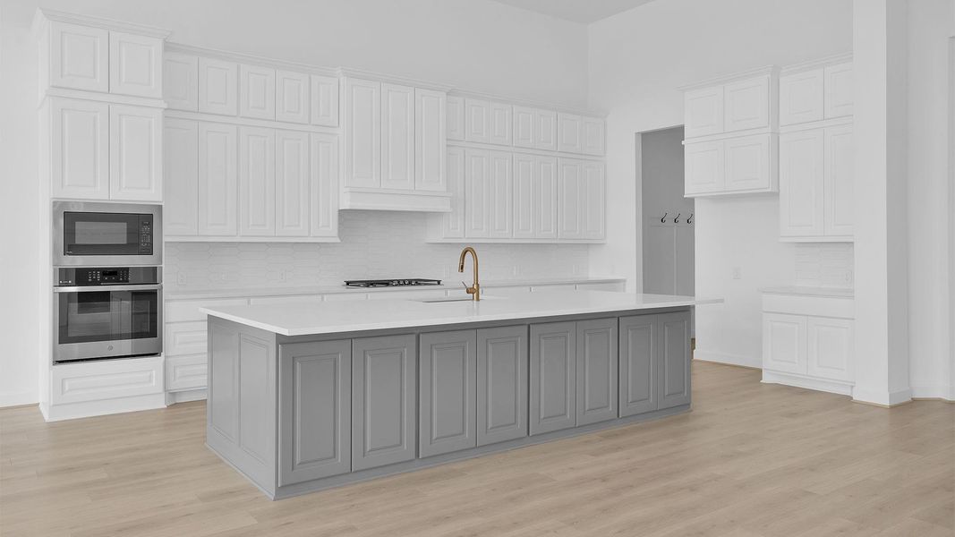 Furnished interior view inside a new home in Fulshear Lakes 80', Fulshear (Image 7).